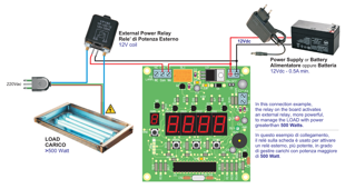 Wiring of External Relay (MT-10-A)